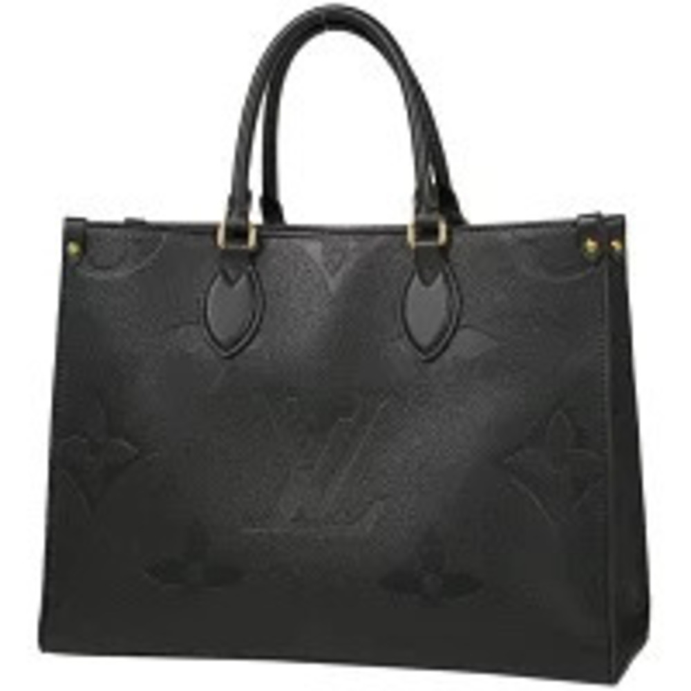Louis Vuitton OnTheGo Shoulder Bag Handbag Tote Monogram Empreinte Noir Black